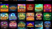 Selection of table games and slots at BetMGM Online Casino in WV