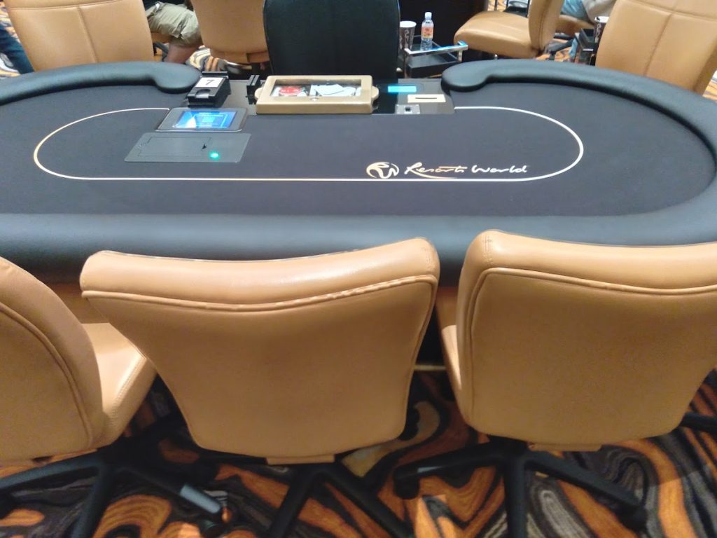 Resorts World poker room in Las Vegas